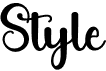 preview image of the Style font