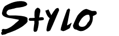 preview image of the Stylo font
