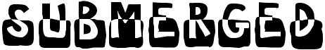 preview image of the Submerged font