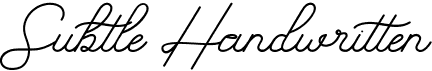 preview image of the Subtle Handwritten font