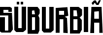 preview image of the Suburbia font