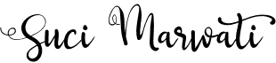 preview image of the Suci Marwati font