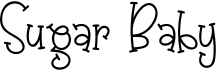 preview image of the Sugar Baby font