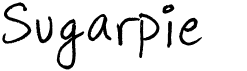 preview image of the Sugarpie font