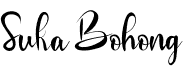preview image of the Suka Bohong font