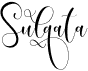 preview image of the Sulqata font