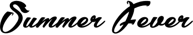 preview image of the Summer Fever font
