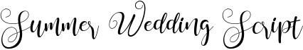 preview image of the Summer Wedding Script font