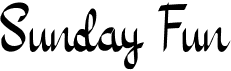 preview image of the Sunday Fun font