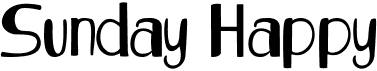 preview image of the Sunday Happy font