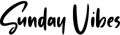 preview image of the Sunday Vibes font