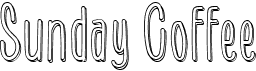 preview image of the Sunday Coffee font