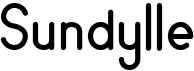preview image of the Sundylle font