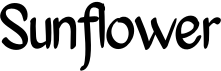 preview image of the Sunflower font