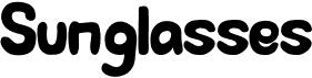 preview image of the Sunglasses font