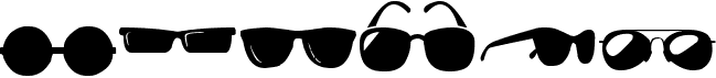 preview image of the Sunglasses font
