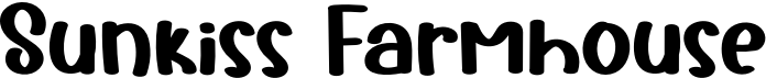 preview image of the Sunkiss Farmhouse font