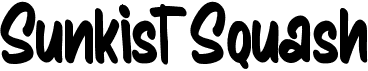 preview image of the Sunkist Squash font