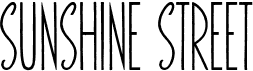 preview image of the Sunshine Street font
