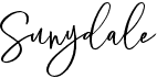 preview image of the Sunydale font