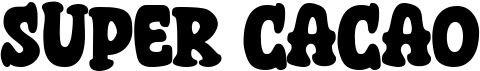 preview image of the Super Cacao font