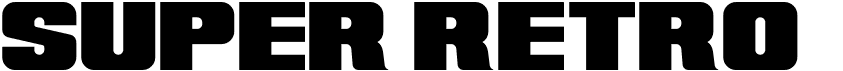 preview image of the Super Retro M54 font