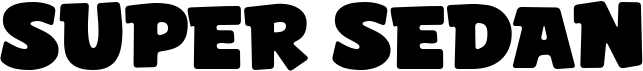 preview image of the Super Sedan font