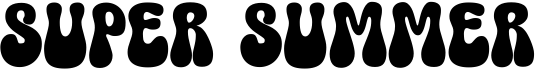 preview image of the Super Summer font