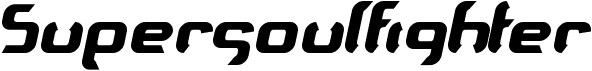 preview image of the Supersoulfighter font