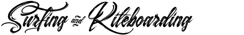 preview image of the Surfing & Kiteboarding font