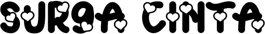 preview image of the Surga Cinta font