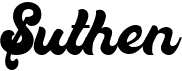 preview image of the Suthen font
