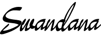 preview image of the Swandana font