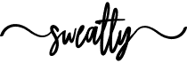 preview image of the Sweatty font