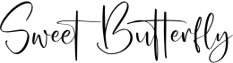 preview image of the Sweet Butterfly font
