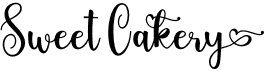 preview image of the Sweet Cakery font