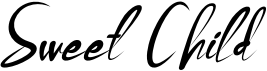 preview image of the Sweet Child font