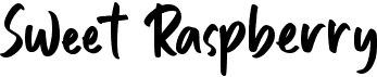preview image of the Sweet Raspberry font