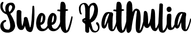 preview image of the Sweet Rathulia font