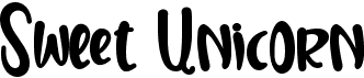 preview image of the Sweet Unicorn font
