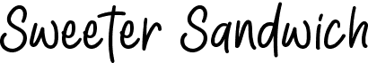 preview image of the Sweeter Sandwich font
