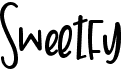 preview image of the Sweetfy font