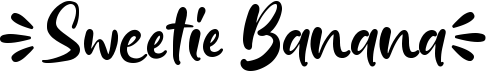 preview image of the Sweetie Banana font