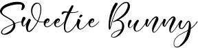 preview image of the Sweetie Bunny font
