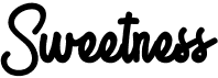 preview image of the Sweetness font