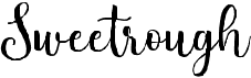 preview image of the Sweetrough font