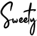preview image of the Sweety font