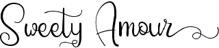 preview image of the Sweety Amour font
