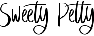 preview image of the Sweety Petty font