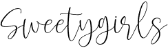 preview image of the Sweetygirls font